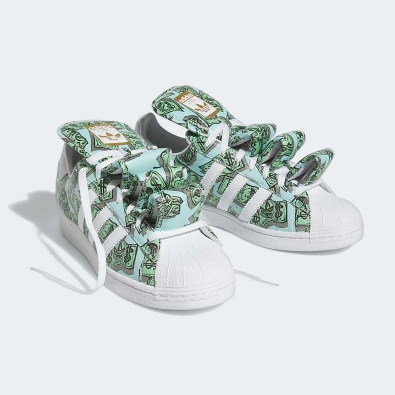 Jeremy Scott x adidas Superstar Money Print | HP6596